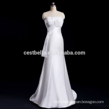Sheath Satin Slim Fit bridal gown Mermaid wedding dress